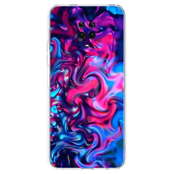 Picasee silikonový průhledný obal pro Xiaomi Redmi Note 9 Pro - Redlight