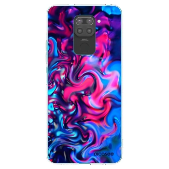 Picasee silikonový černý obal pro Xiaomi Redmi Note 9 - Redlight