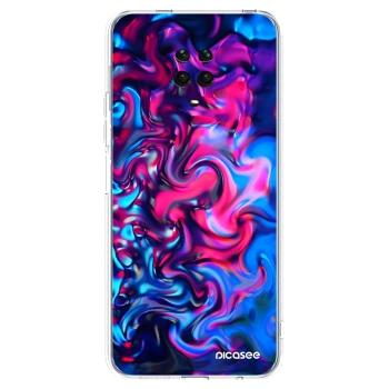 Picasee silikonový průhledný obal pro Xiaomi Redmi Note 9S - Redlight
