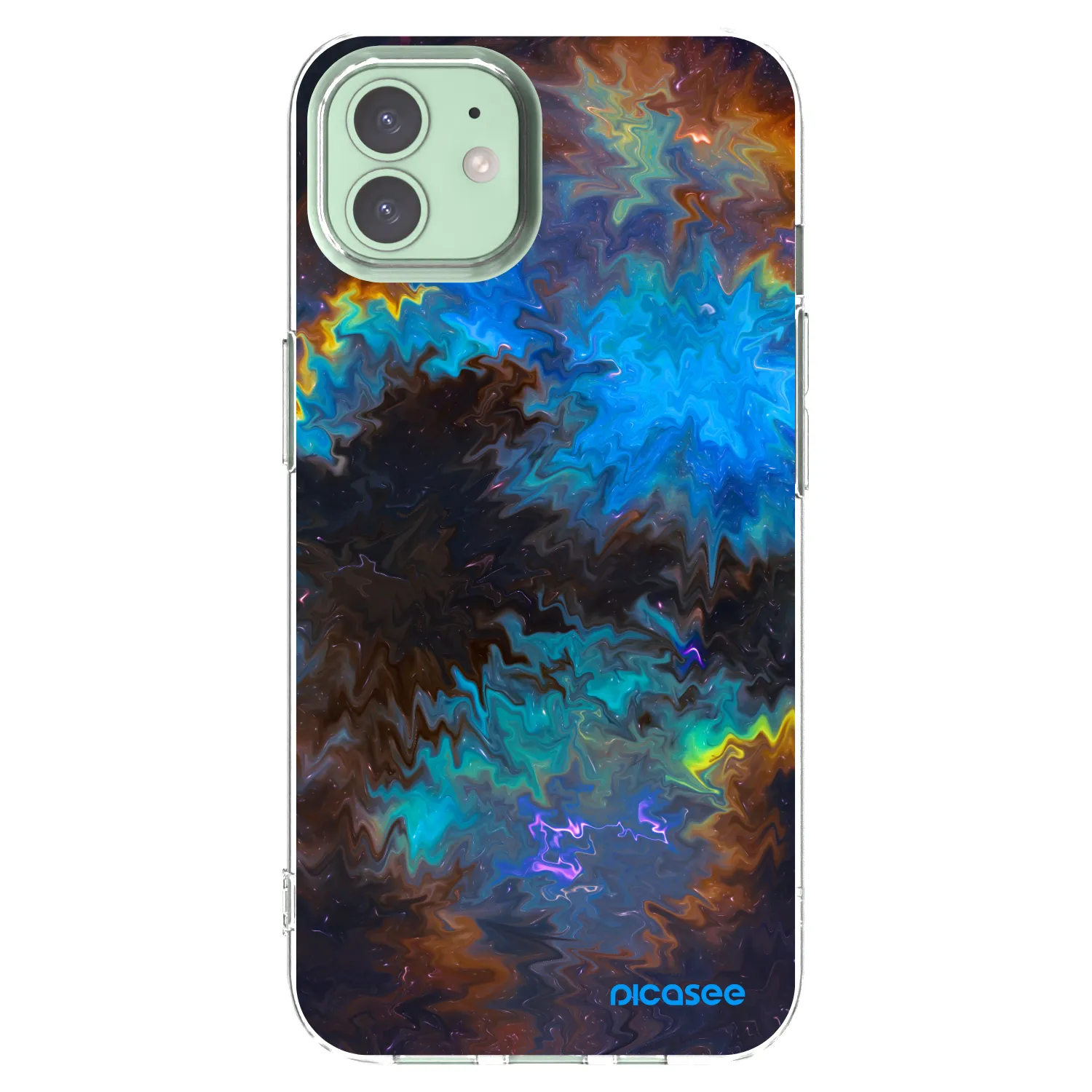 Picasee silikonový průhledný obal pro Apple iPhone 12 Pro - Space