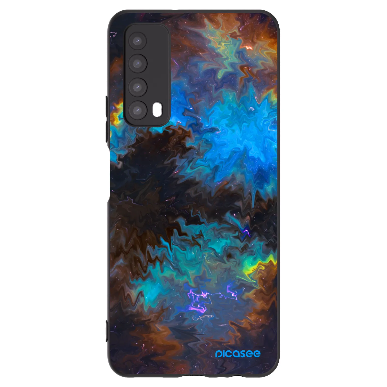 Picasee silikonový černý obal pro Huawei P Smart 2021 - Space