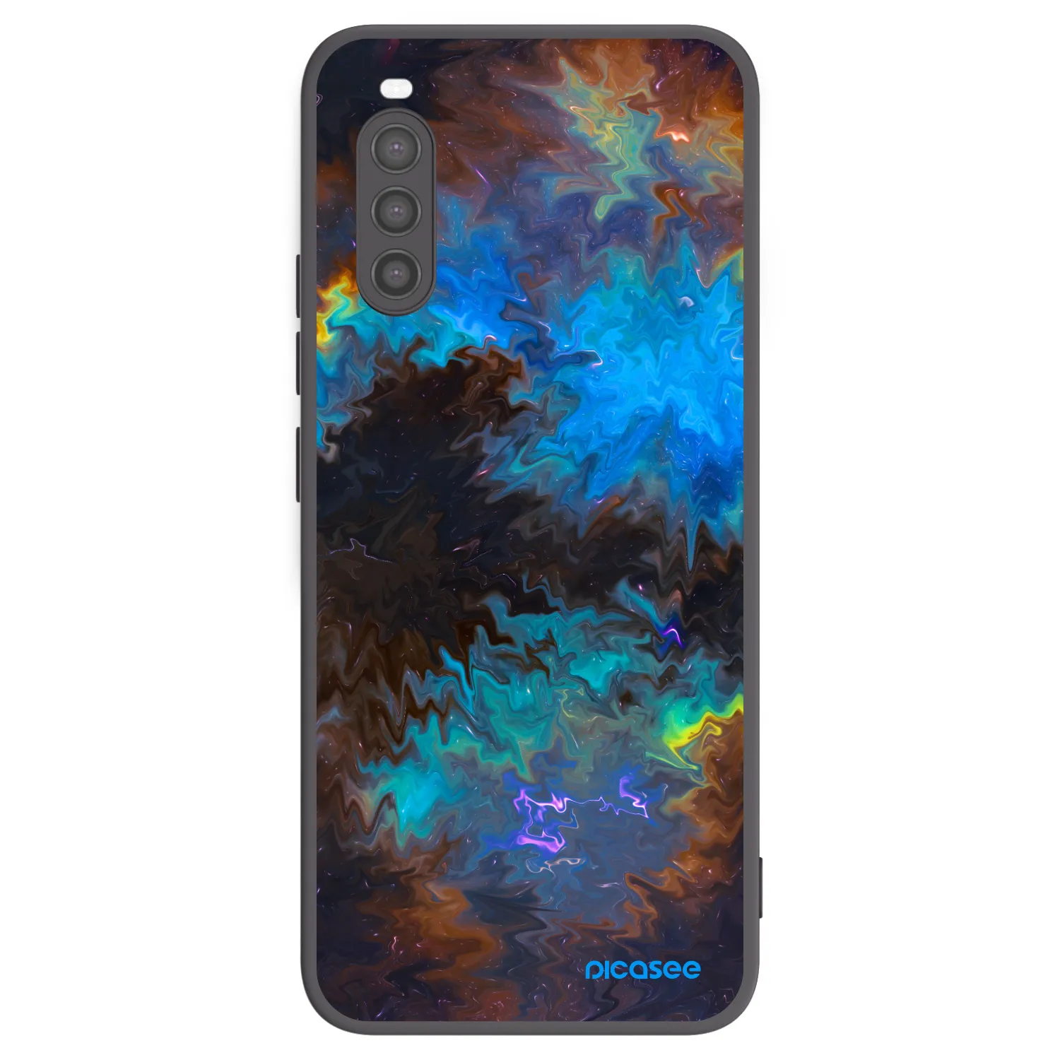 Picasee silikonový černý obal pro Sony Xperia 10 II - Space