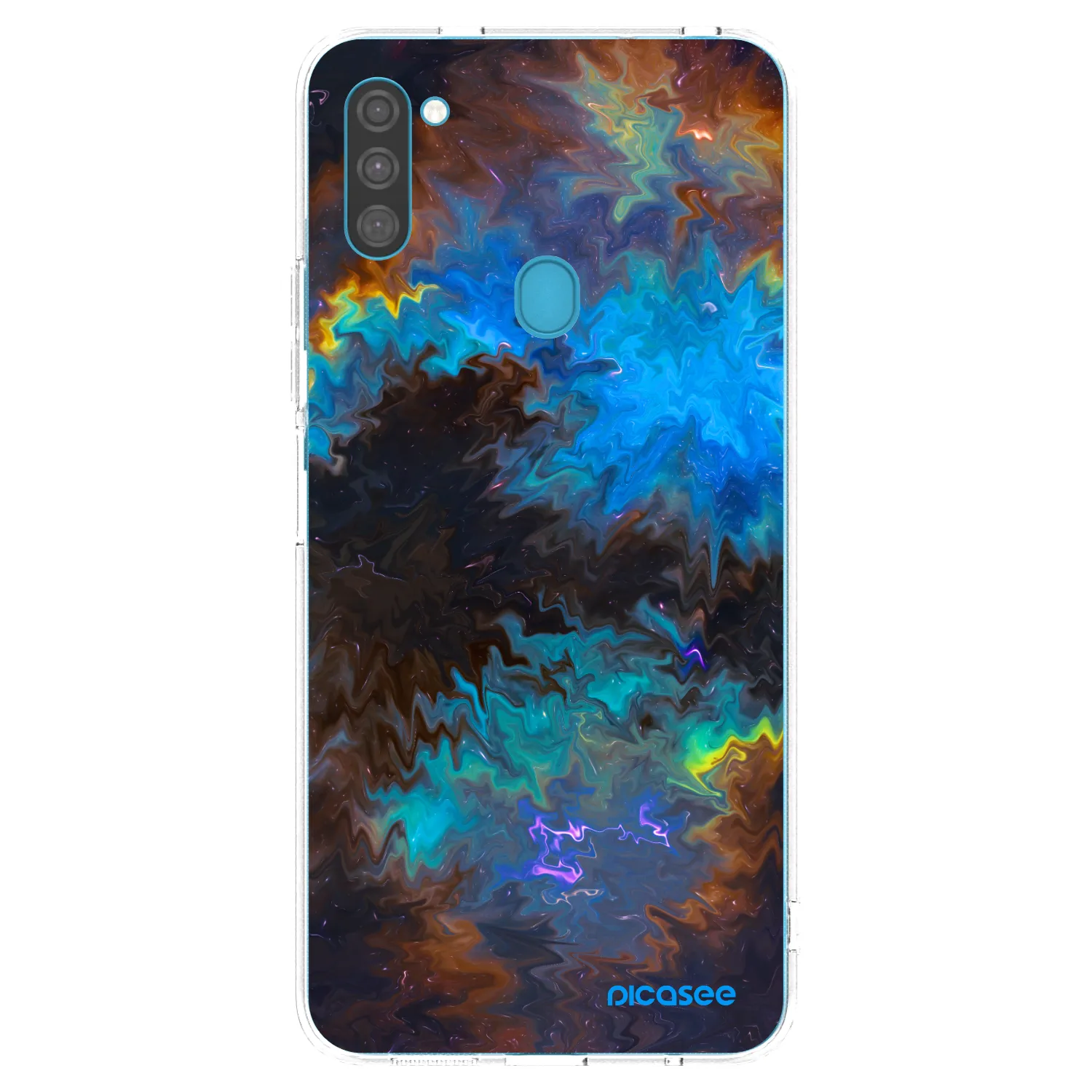 Picasee silikonový průhledný obal pro Samsung Galaxy M11 - Space