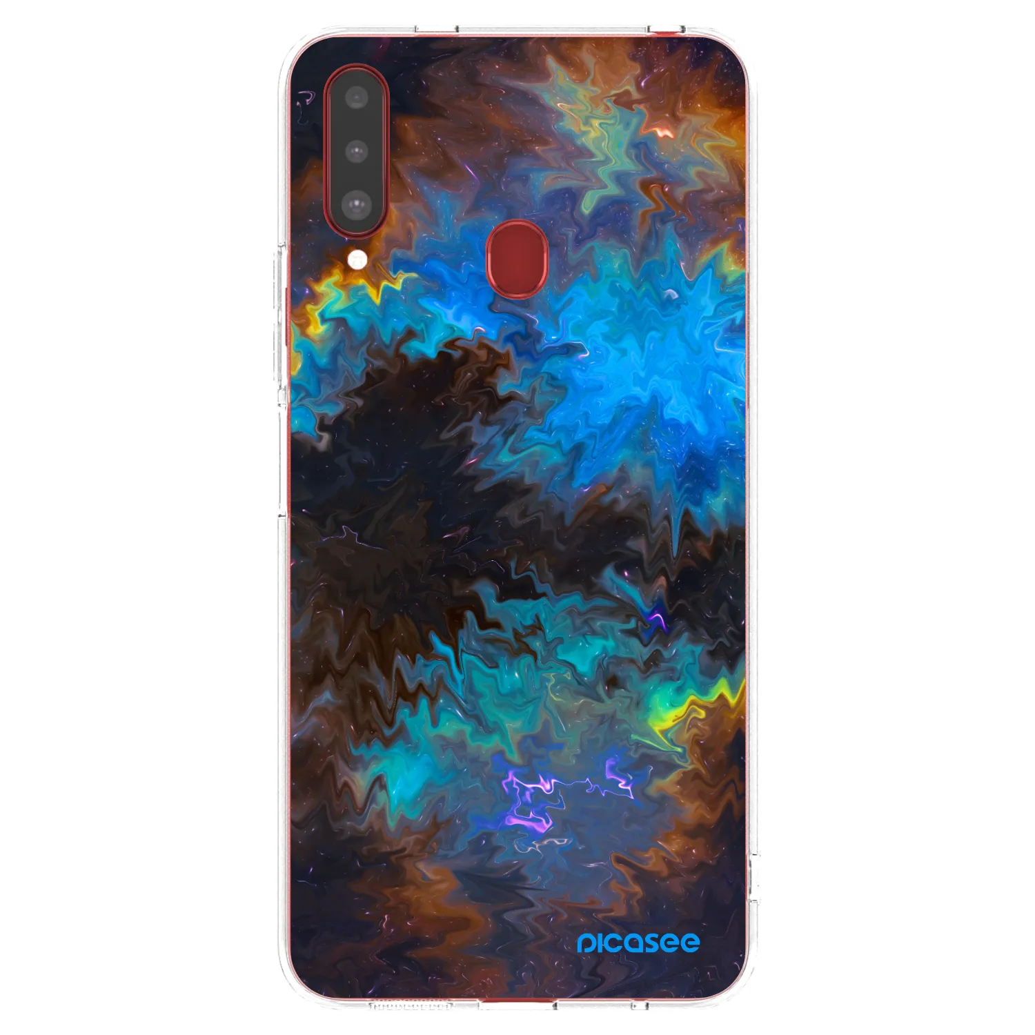 Picasee silikonový průhledný obal pro Samsung Galaxy A20s - Space