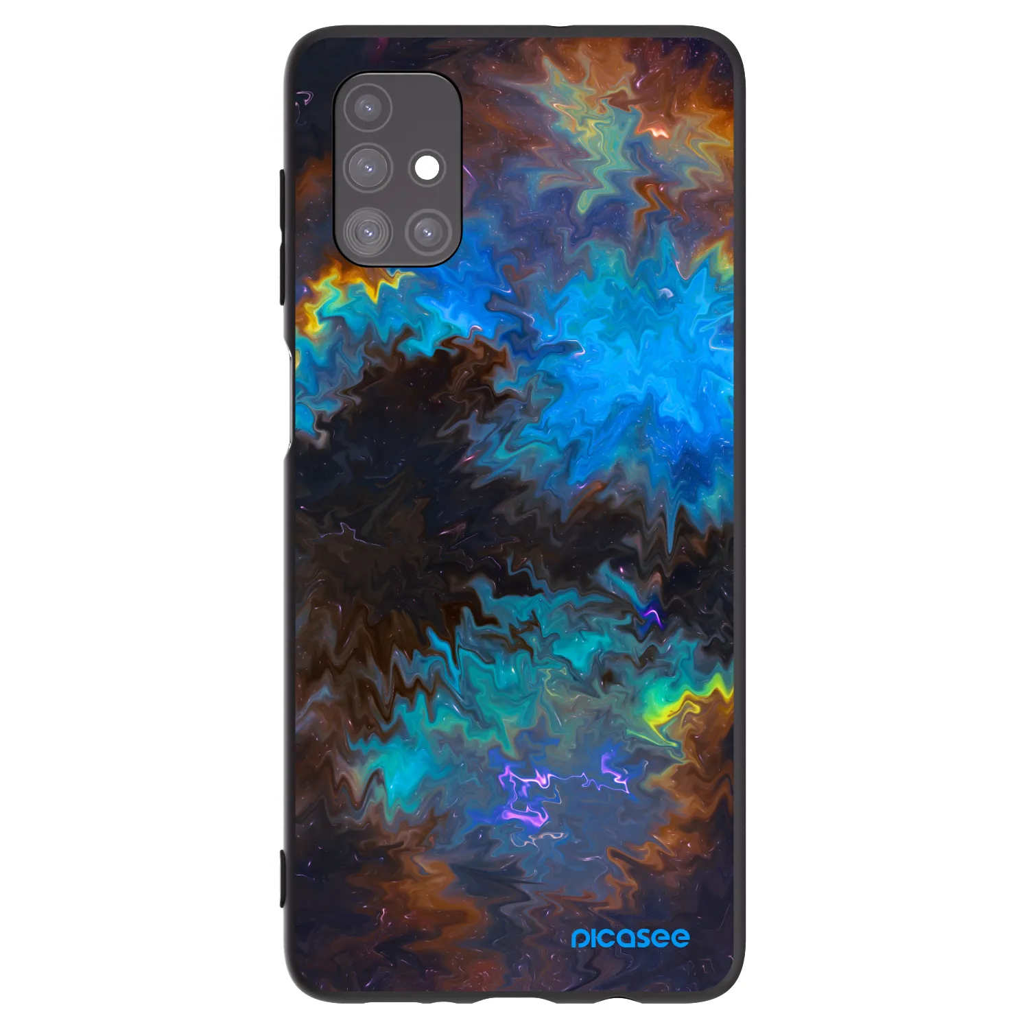 Picasee silikonový černý obal pro Samsung Galaxy M51 M515F - Space