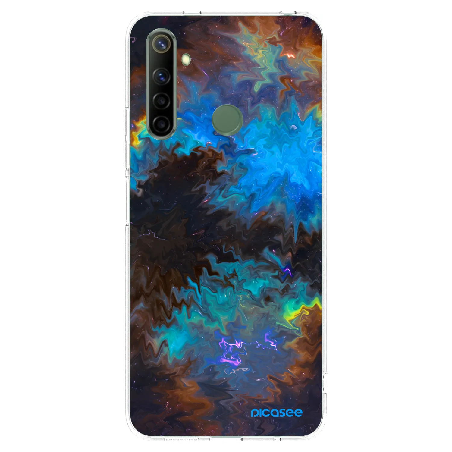 Picasee silikonový průhledný obal pro Realme 6i - Space