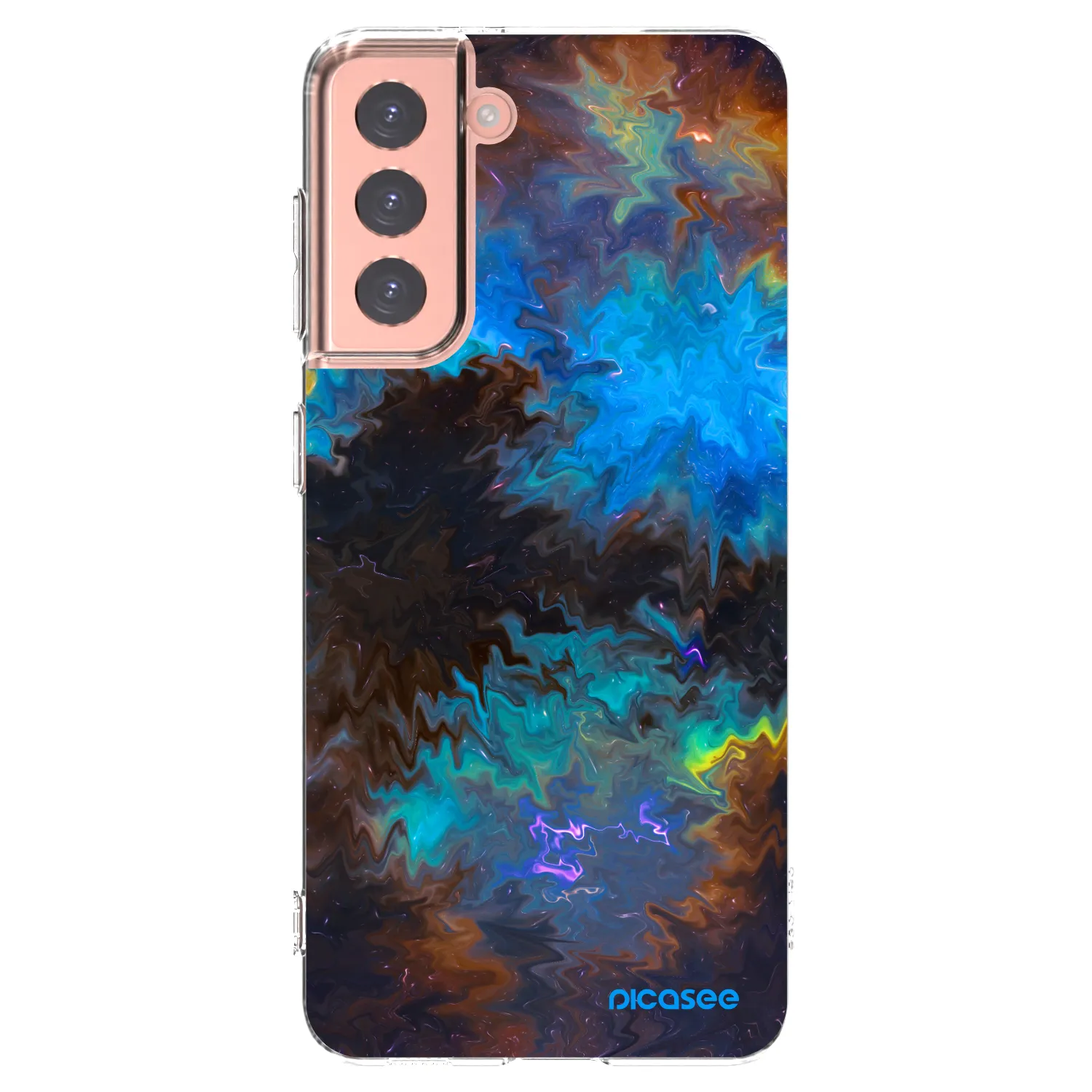Picasee silikonový průhledný obal pro Samsung Galaxy S21 5G G991B - Space