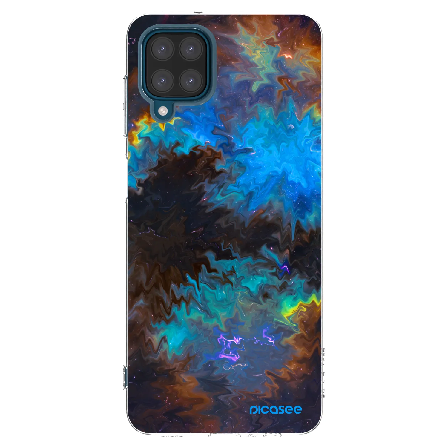 Picasee silikonový průhledný obal pro Samsung Galaxy A12 A125F - Space