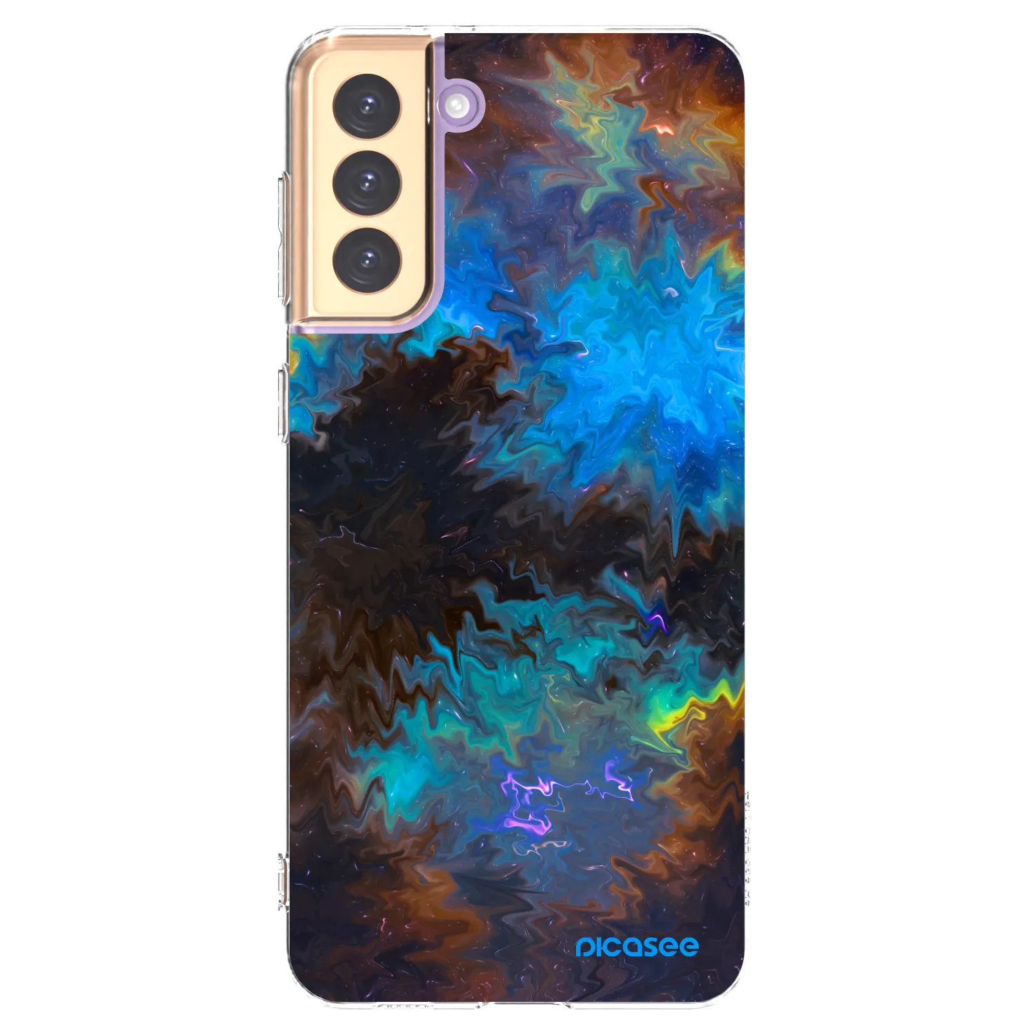 Picasee silikonový průhledný obal pro Samsung Galaxy S21+ 5G G996F - Space
