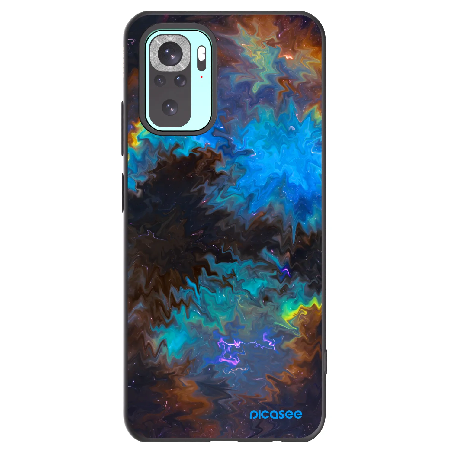Picasee silikonový černý obal pro Xiaomi Redmi Note 10 Pro - Space