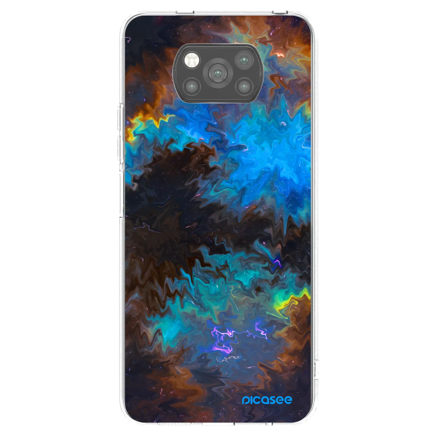 Picasee silikonový černý obal pro Xiaomi Poco X3 Pro - Space