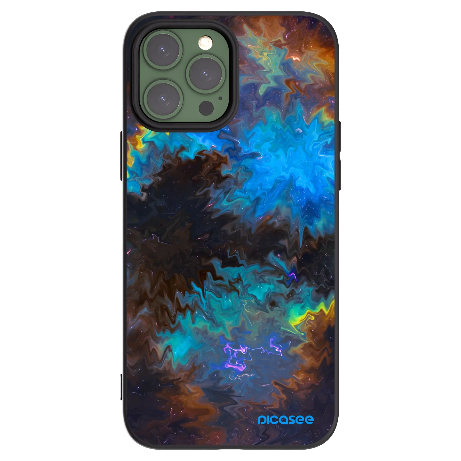 Picasee silikonový černý obal pro Apple iPhone 13 Pro Max - Space