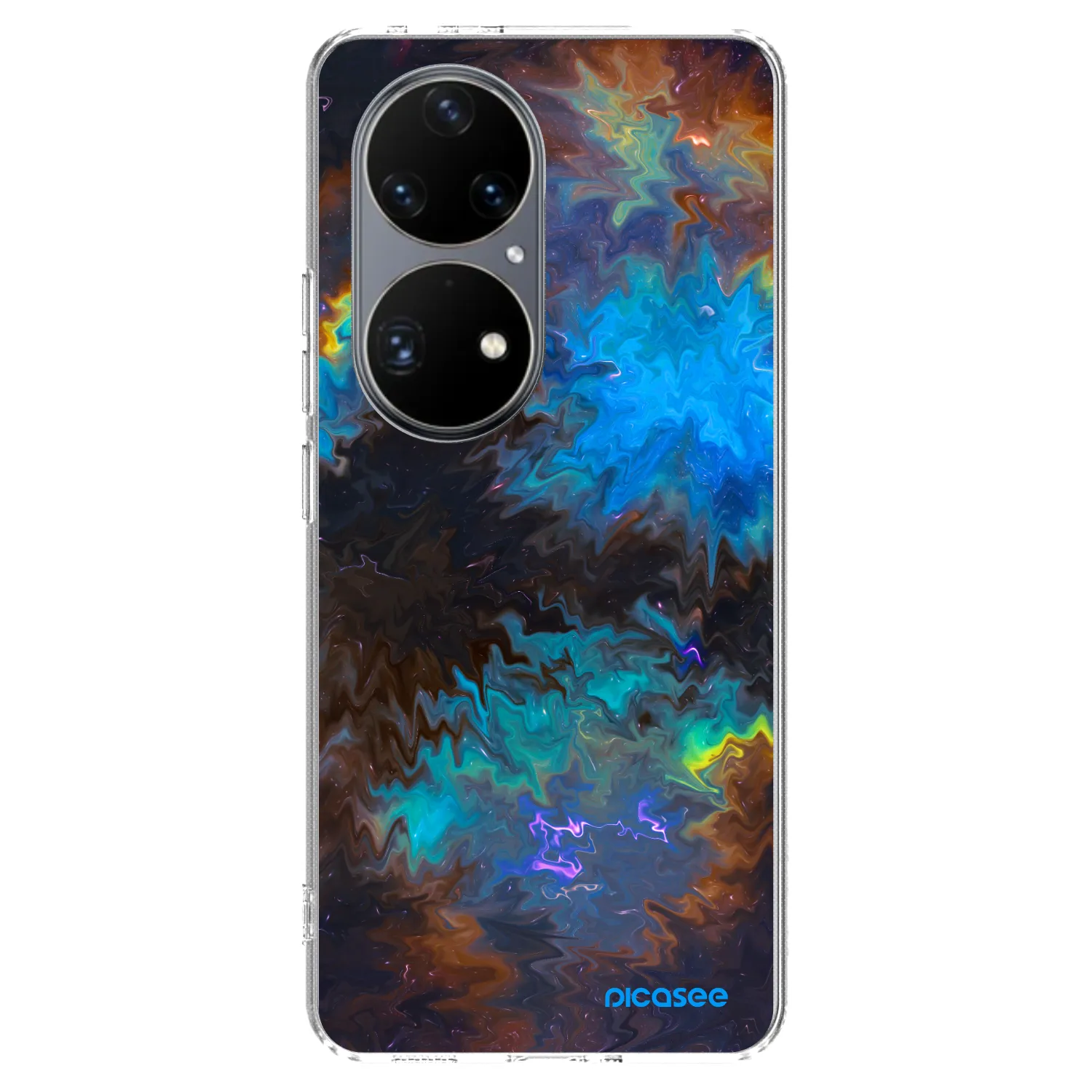 Picasee silikonový průhledný obal pro Huawei P50 - Space