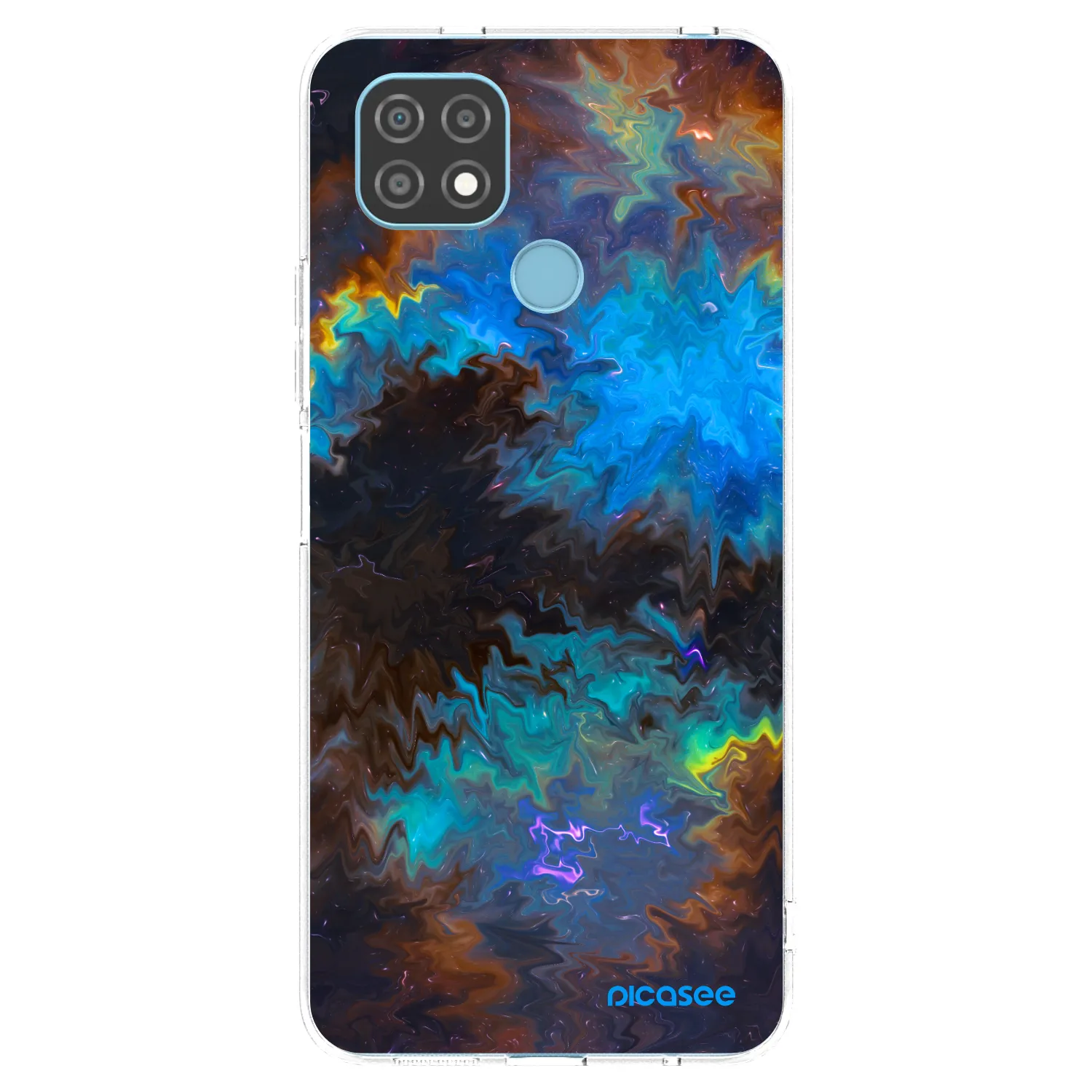 Picasee silikonový průhledný obal pro Realme C21 - Space