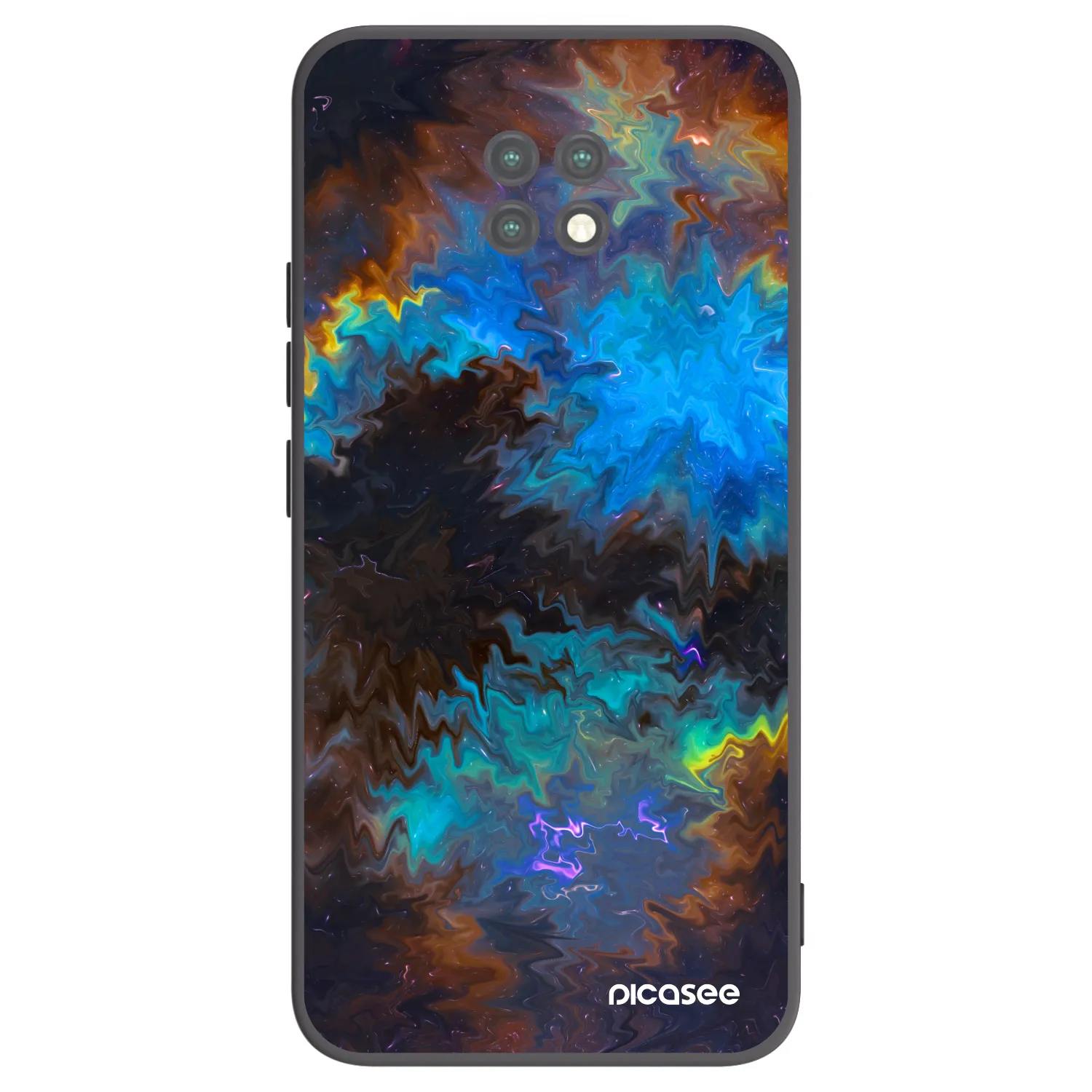 Picasee silikonový černý obal pro Xiaomi Redmi Note 9T - Space