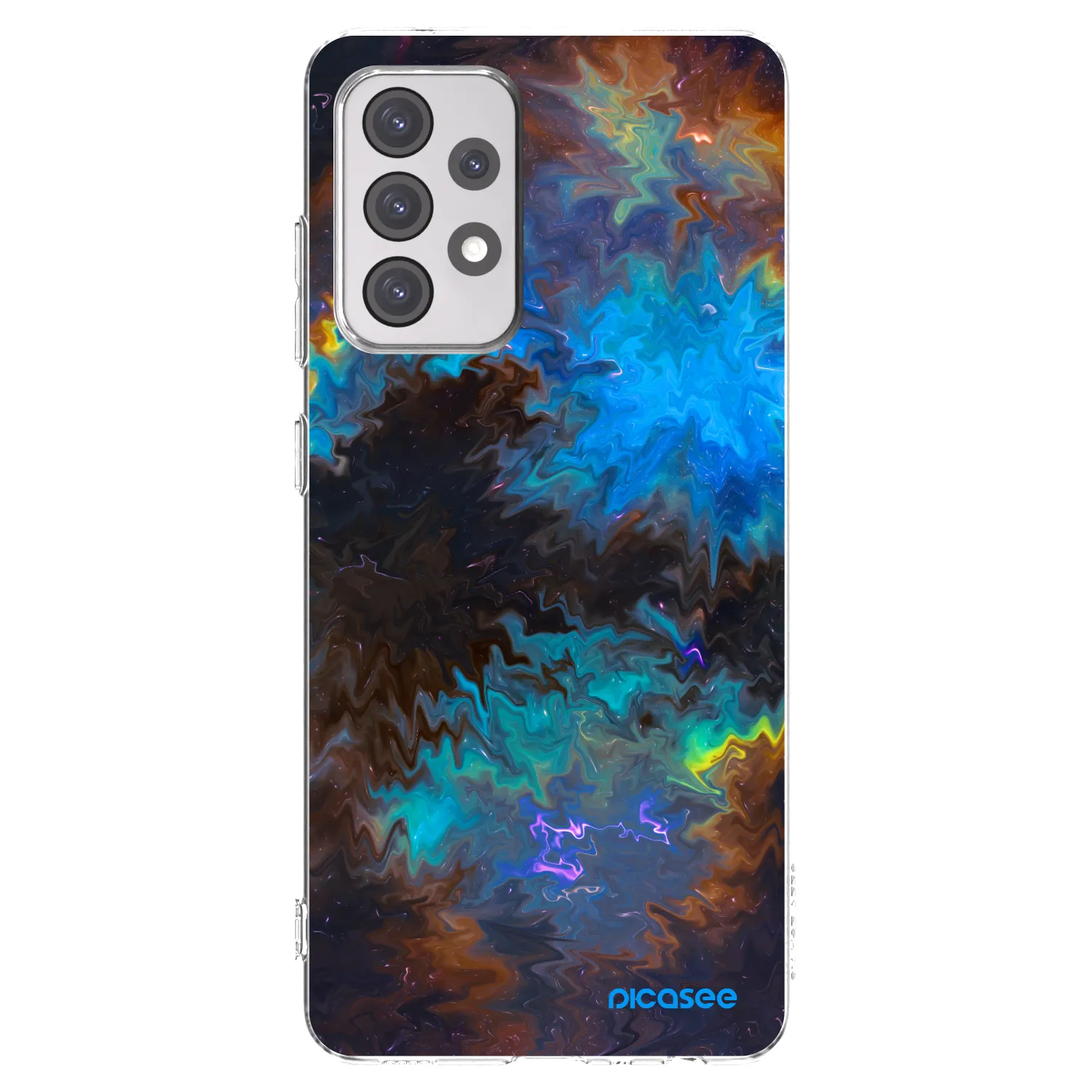 Picasee silikonový průhledný obal pro Samsung Galaxy A52s 5G A528B - Space