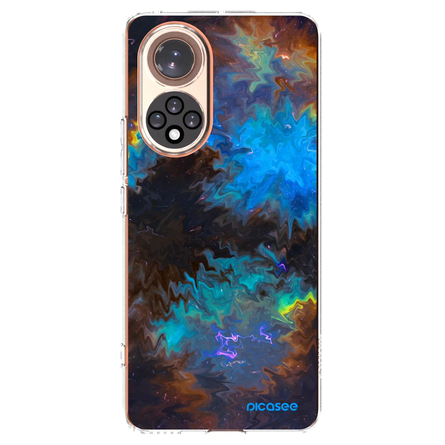 Picasee silikonový průhledný obal pro Honor 50 5G - Space