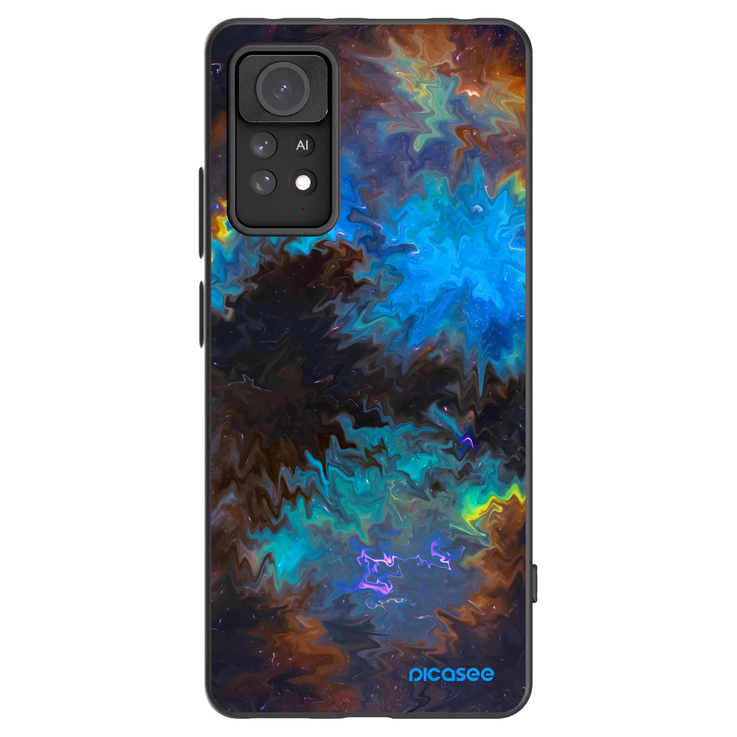 Picasee silikonový černý obal pro Xiaomi Redmi Note 11 Pro - Space