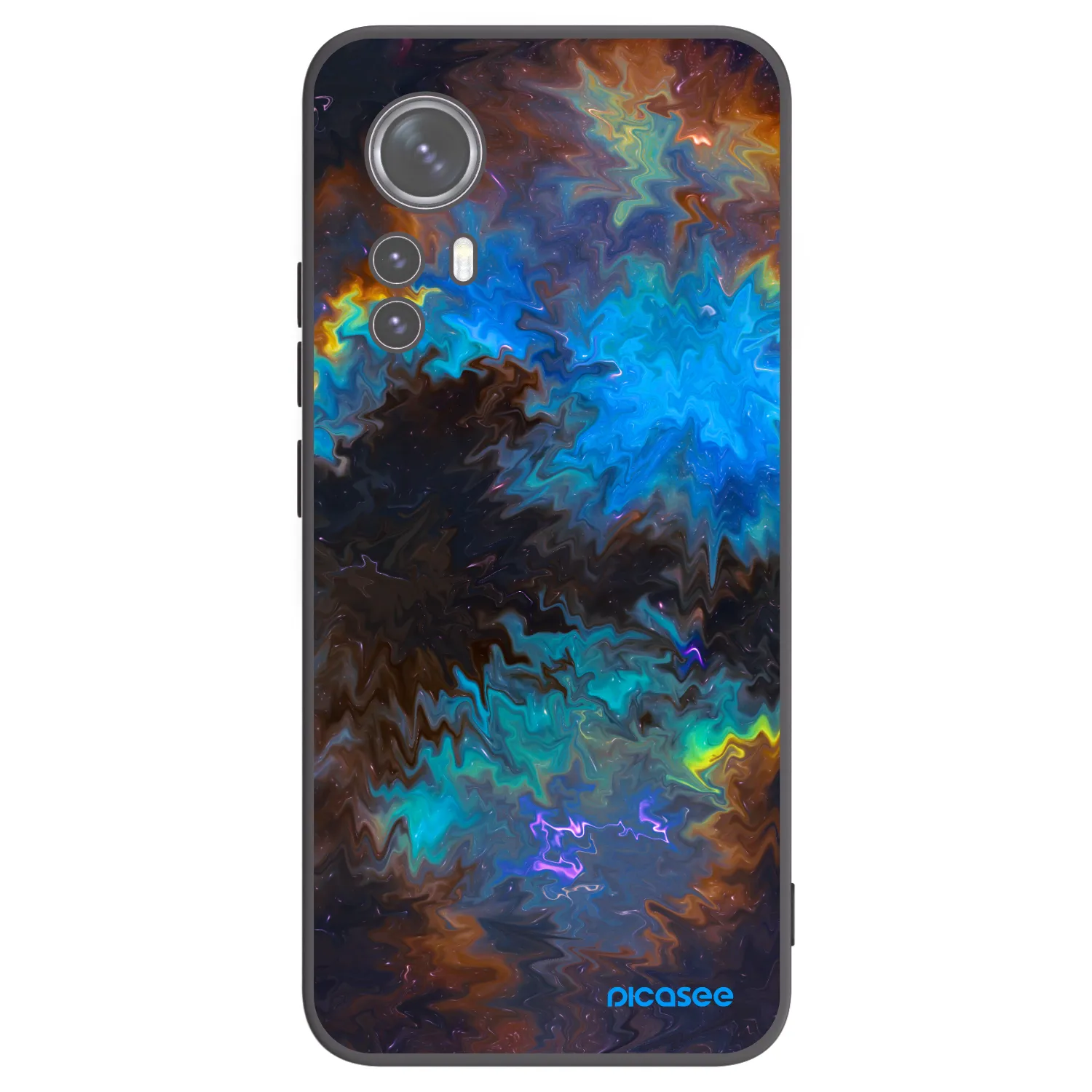 Picasee silikonový černý obal pro Xiaomi 12 - Space