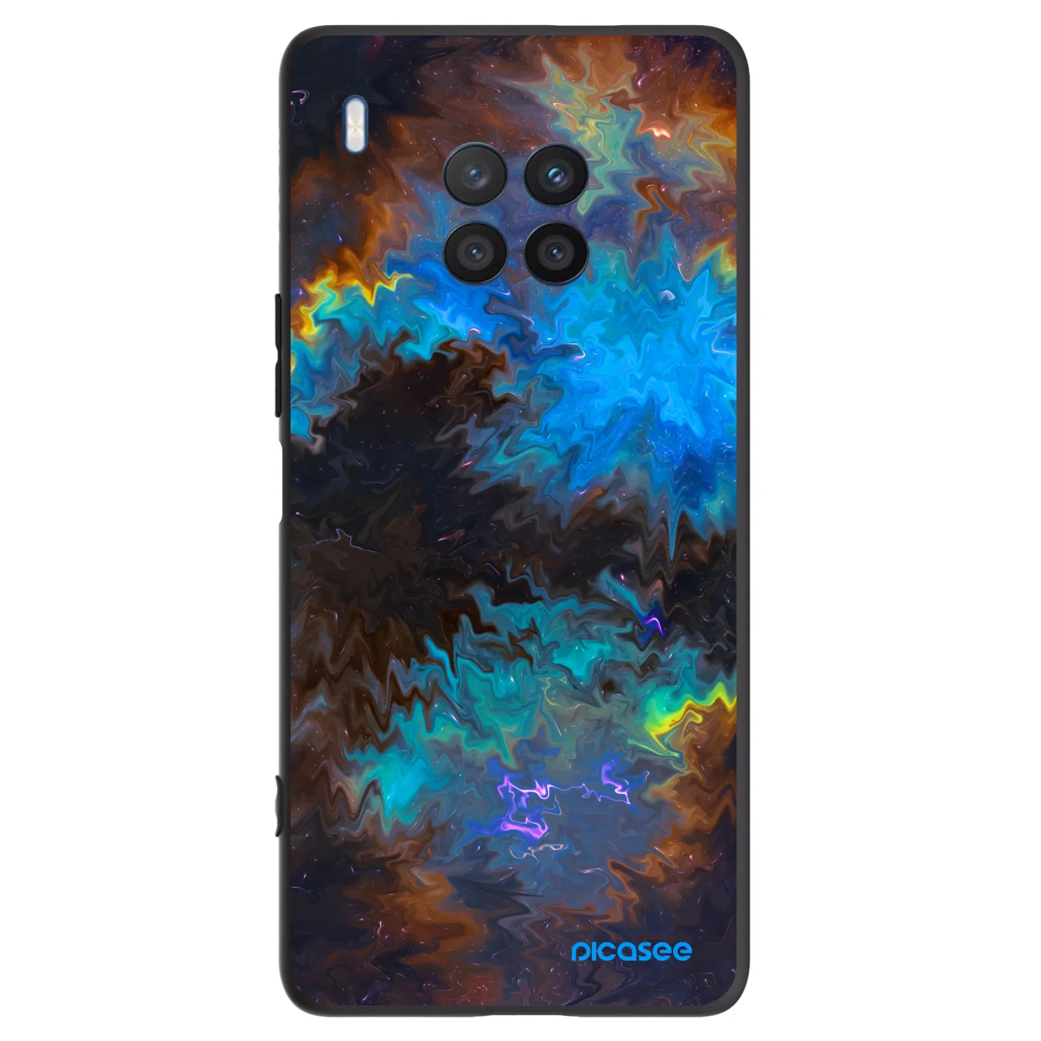 Picasee silikonový černý obal pro Honor 50 Lite - Space