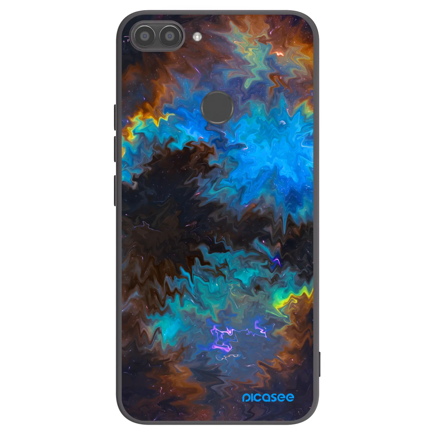 Picasee silikonový černý obal pro Huawei P Smart - Space