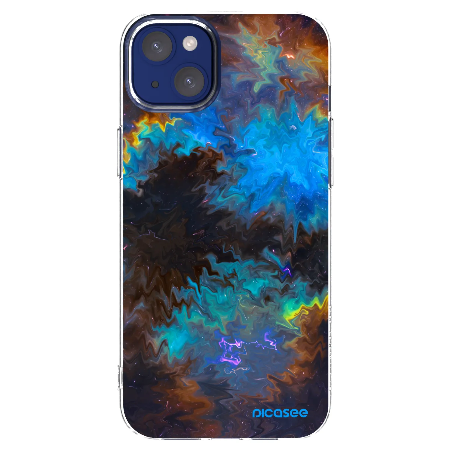 Picasee silikonový průhledný obal pro Apple iPhone 14 Plus - Space