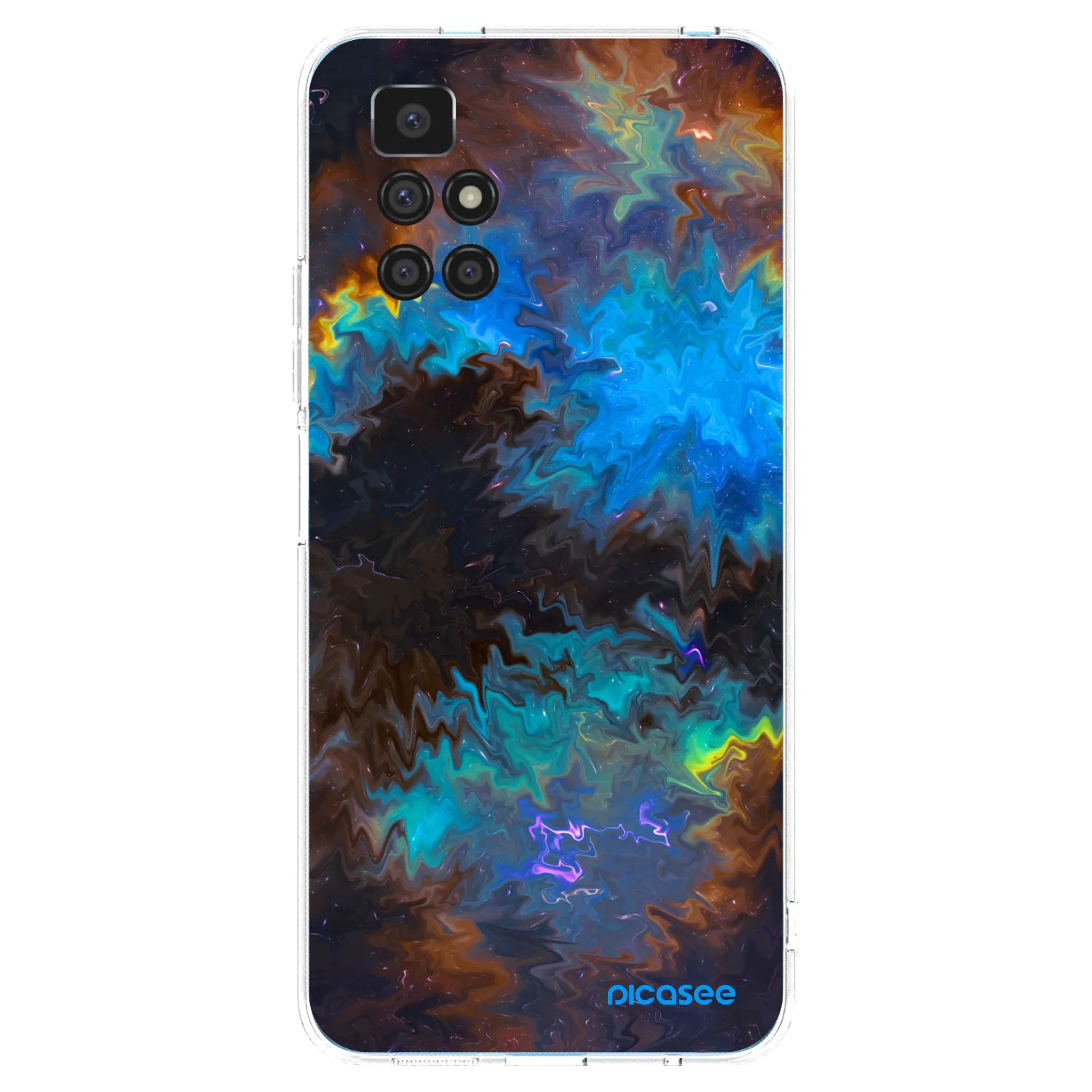 Picasee silikonový průhledný obal pro Xiaomi Redmi 10 (2022) - Space