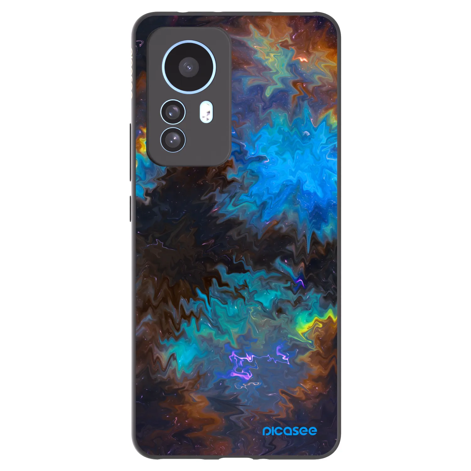 Picasee silikonový černý obal pro Xiaomi 12T Pro - Space