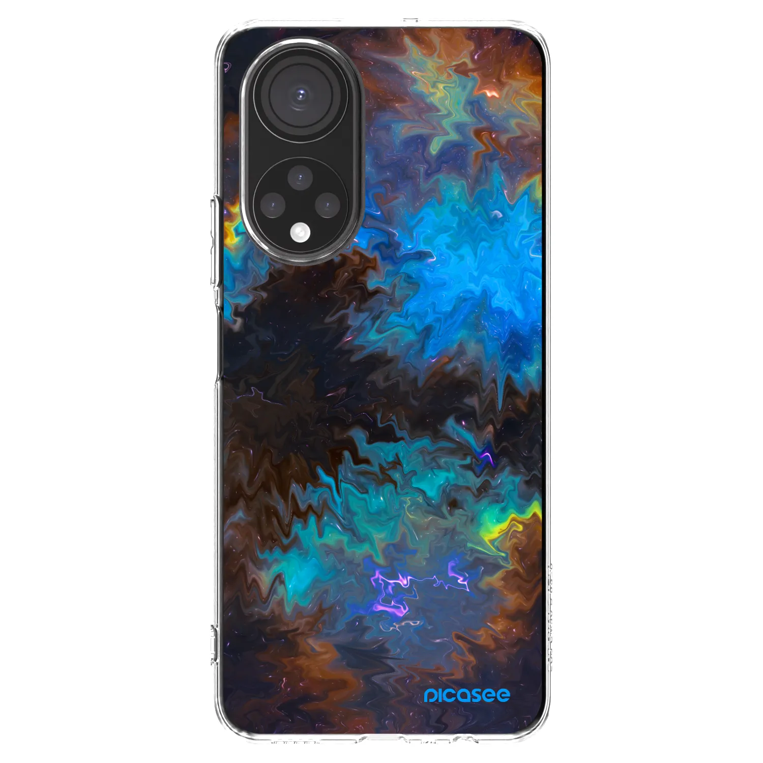 Picasee silikonový průhledný obal pro Honor X7 - Space