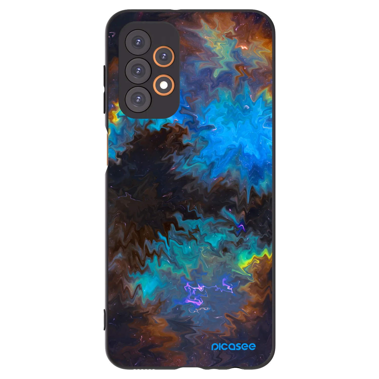Picasee silikonový černý obal pro Samsung Galaxy A23 A236B 5G - Space