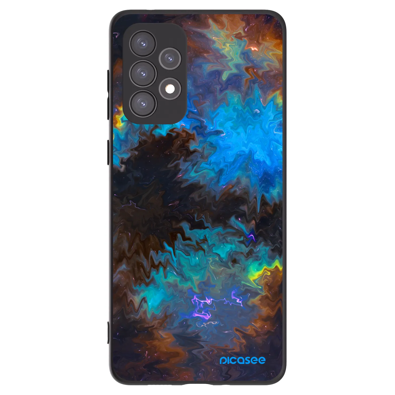 Picasee silikonový černý obal pro Samsung Galaxy A73 5G - Space