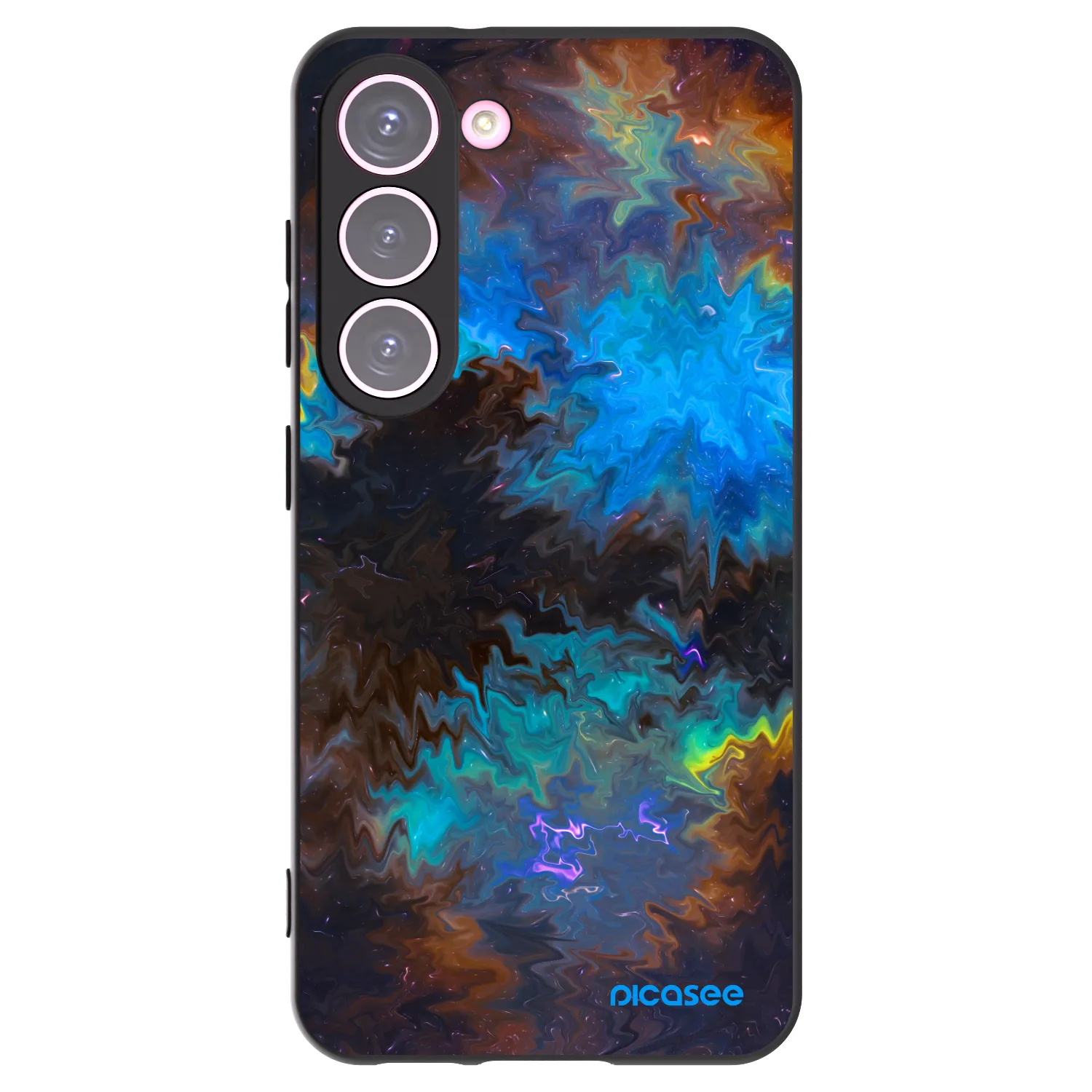 Picasee silikonový černý obal pro Samsung Galaxy S23 5G - Space