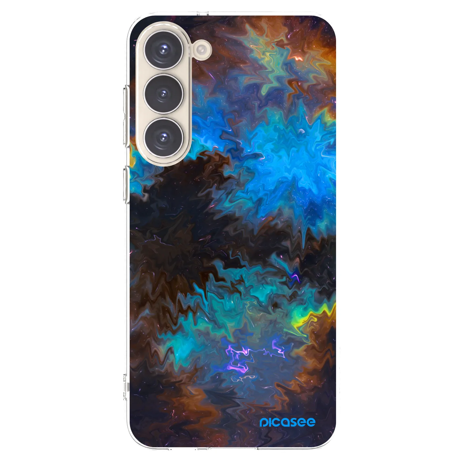 Picasee silikonový průhledný obal pro Samsung Galaxy S23+ 5G - Space