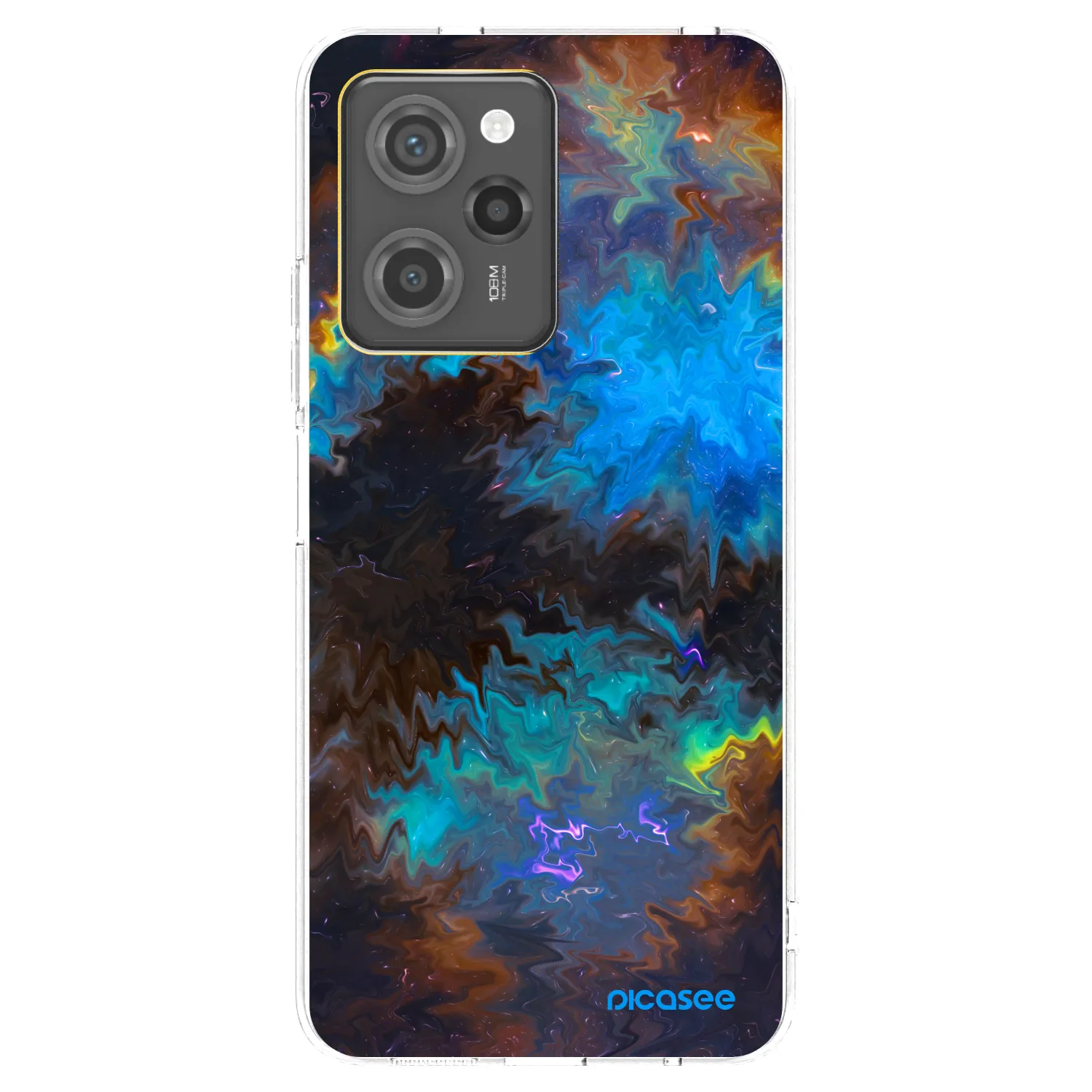 Picasee silikonový černý obal pro Xiaomi Poco X5 Pro - Space