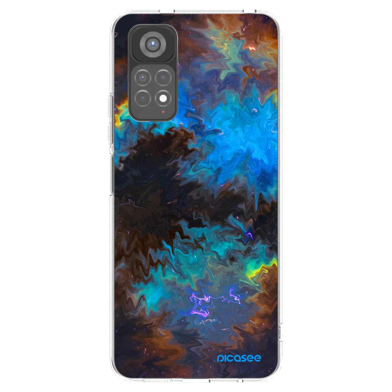 Picasee silikonový průhledný obal pro Xiaomi Redmi Note 11S 5G - Space