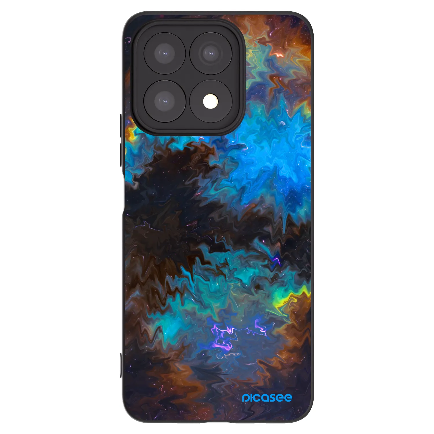 Picasee silikonový černý obal pro Honor X8a - Space