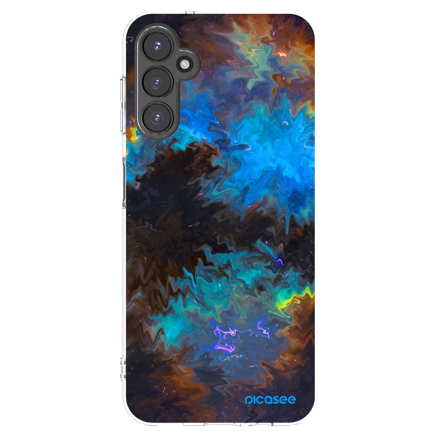 Picasee silikonový průhledný obal pro Samsung Galaxy A14 4G A145R - Space