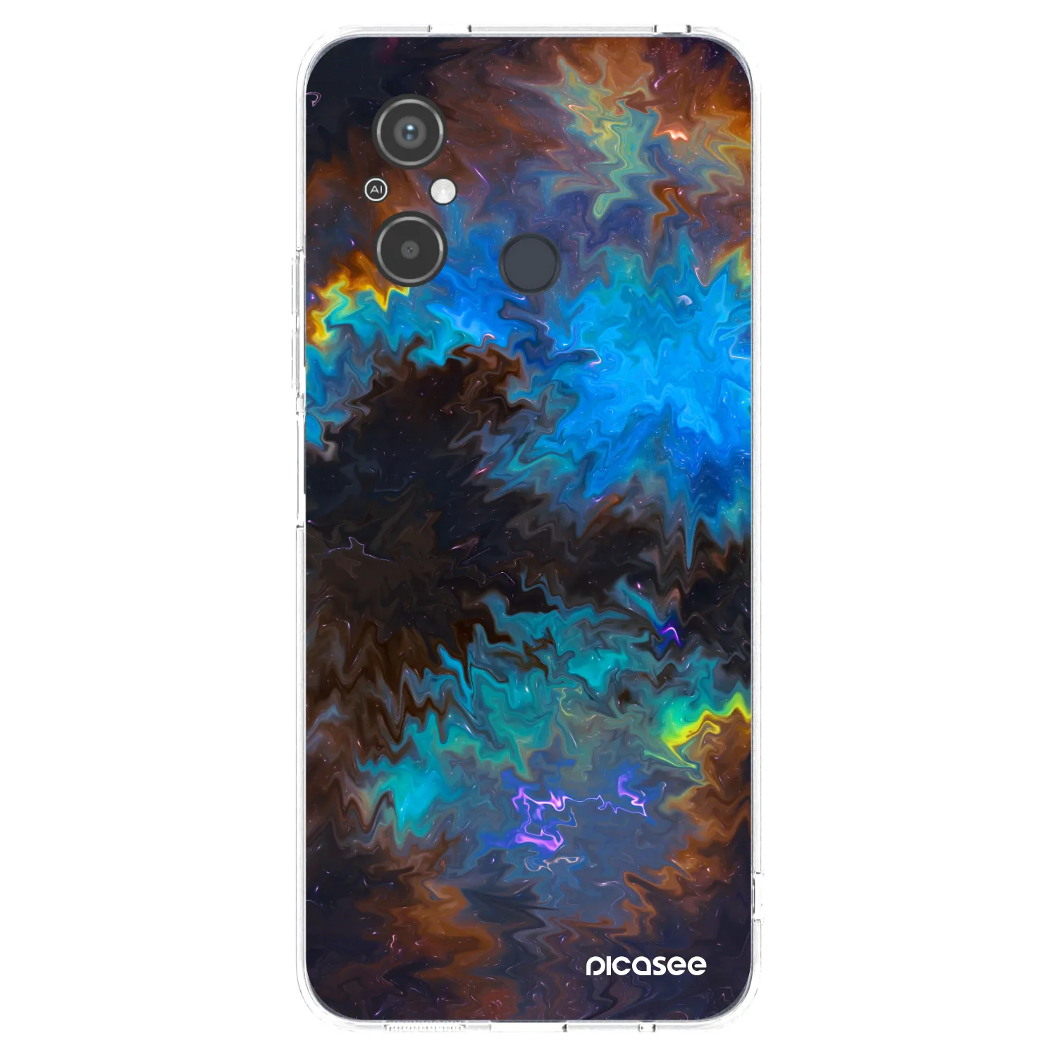 Picasee silikonový průhledný obal pro Xiaomi Redmi 12C - Space