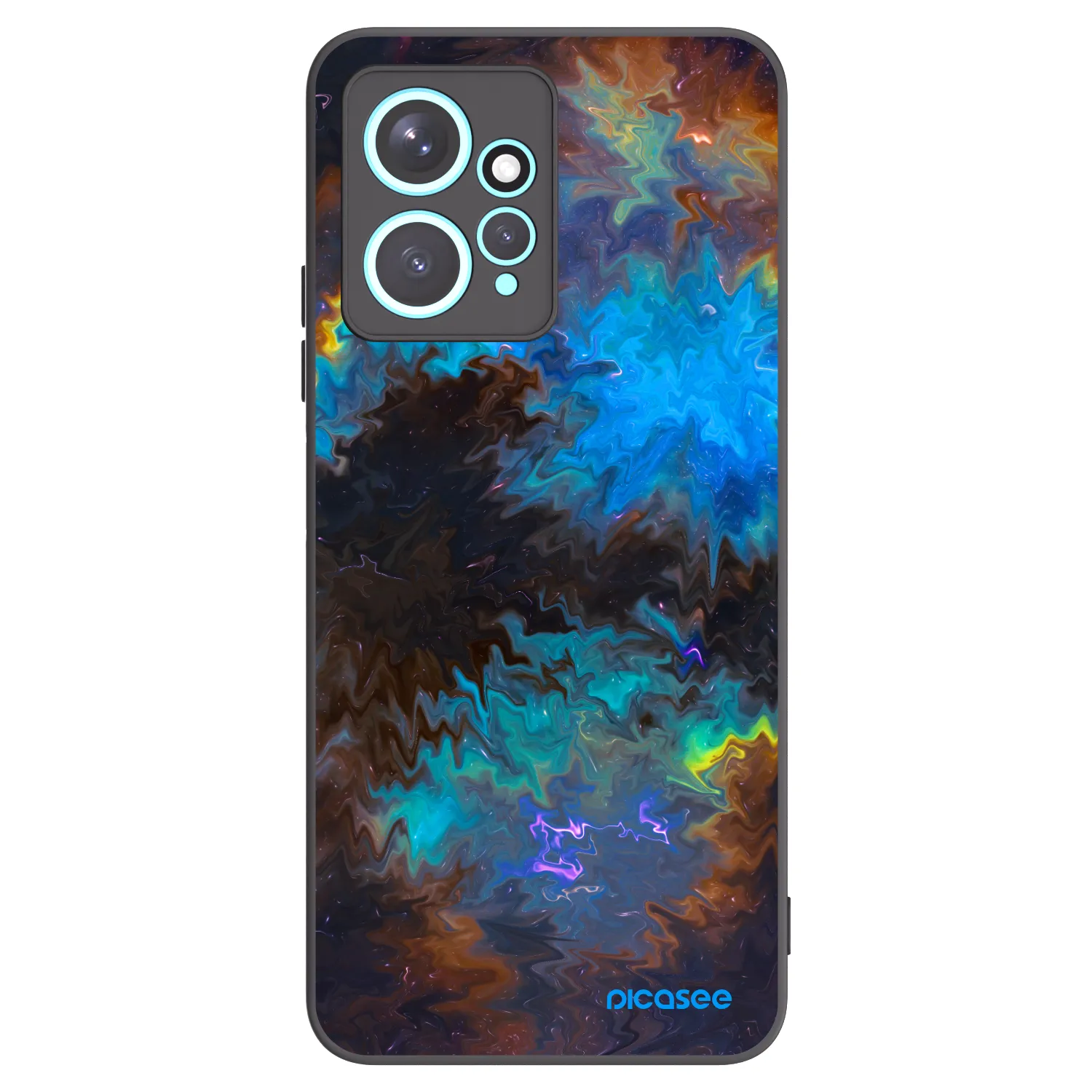 Picasee silikonový černý obal pro Xiaomi Redmi Note 12 4G - Space