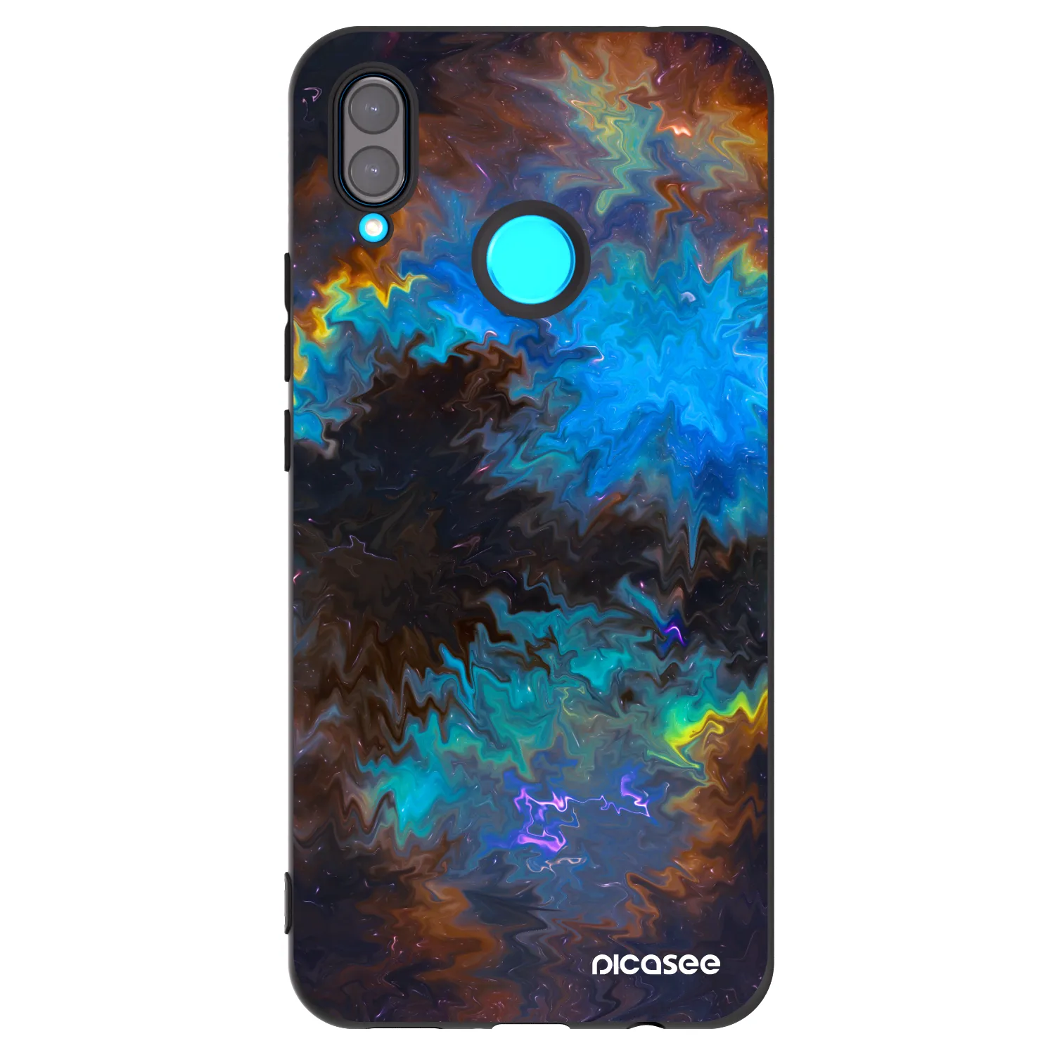 Picasee silikonový černý obal pro Huawei Nova 3i - Space