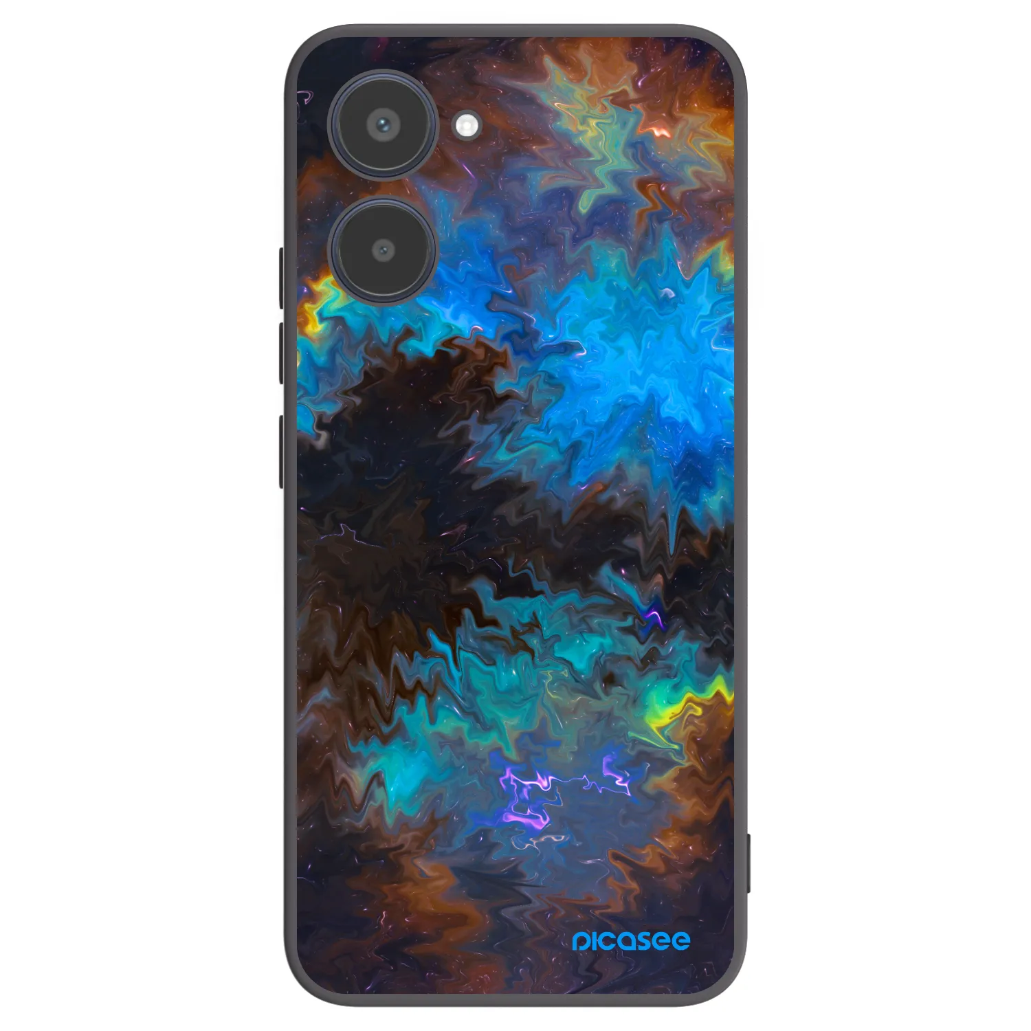 Picasee silikonový černý obal pro Realme 10 4G - Space