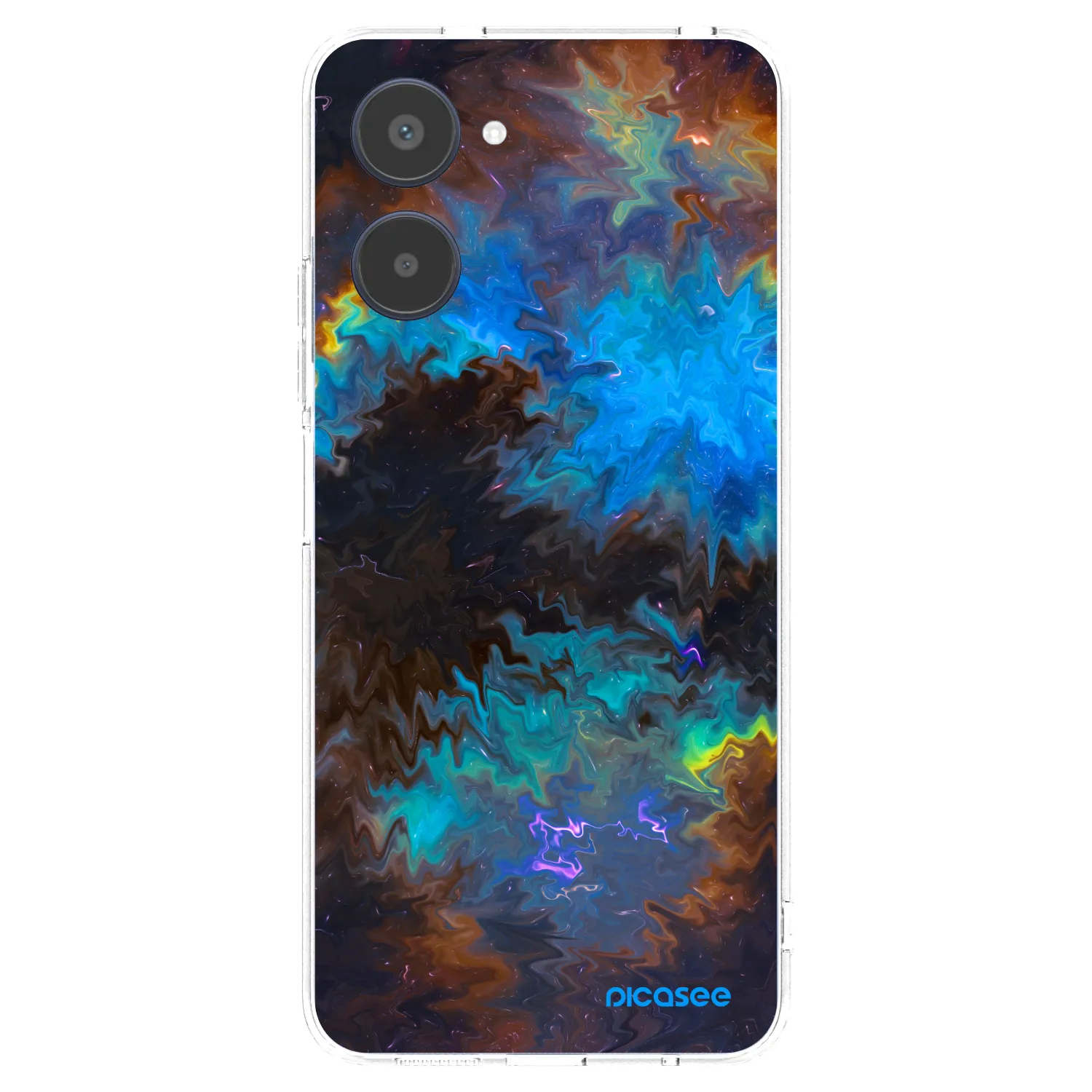 Picasee silikonový průhledný obal pro Realme 10 4G - Space