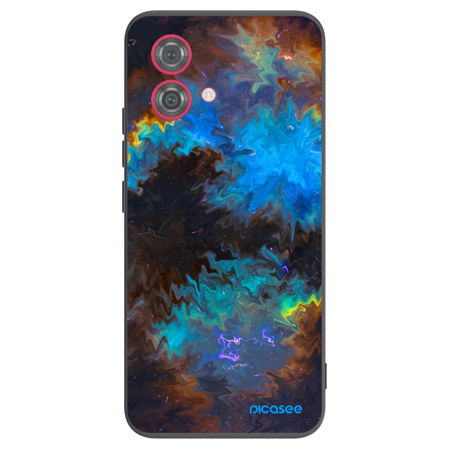 Picasee silikonový černý obal pro Motorola Moto G84 5G - Space