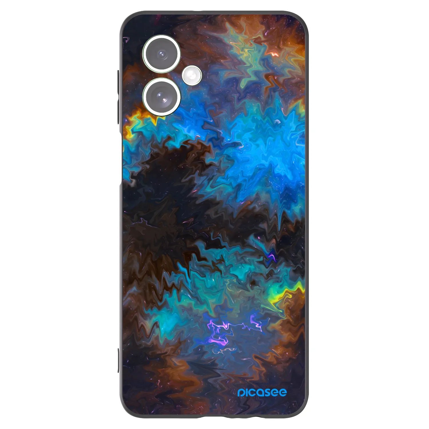 Picasee silikonový černý obal pro Motorola Moto G54 5G - Space