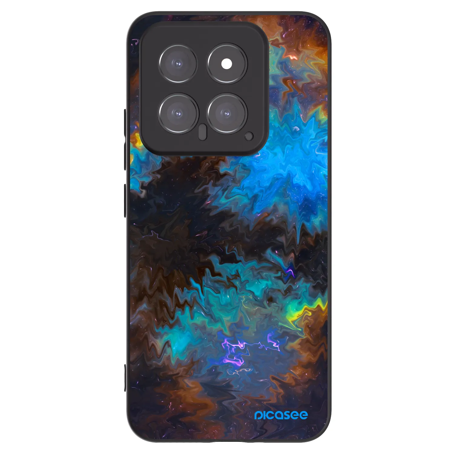 Picasee silikonový černý obal pro Xiaomi 14 - Space