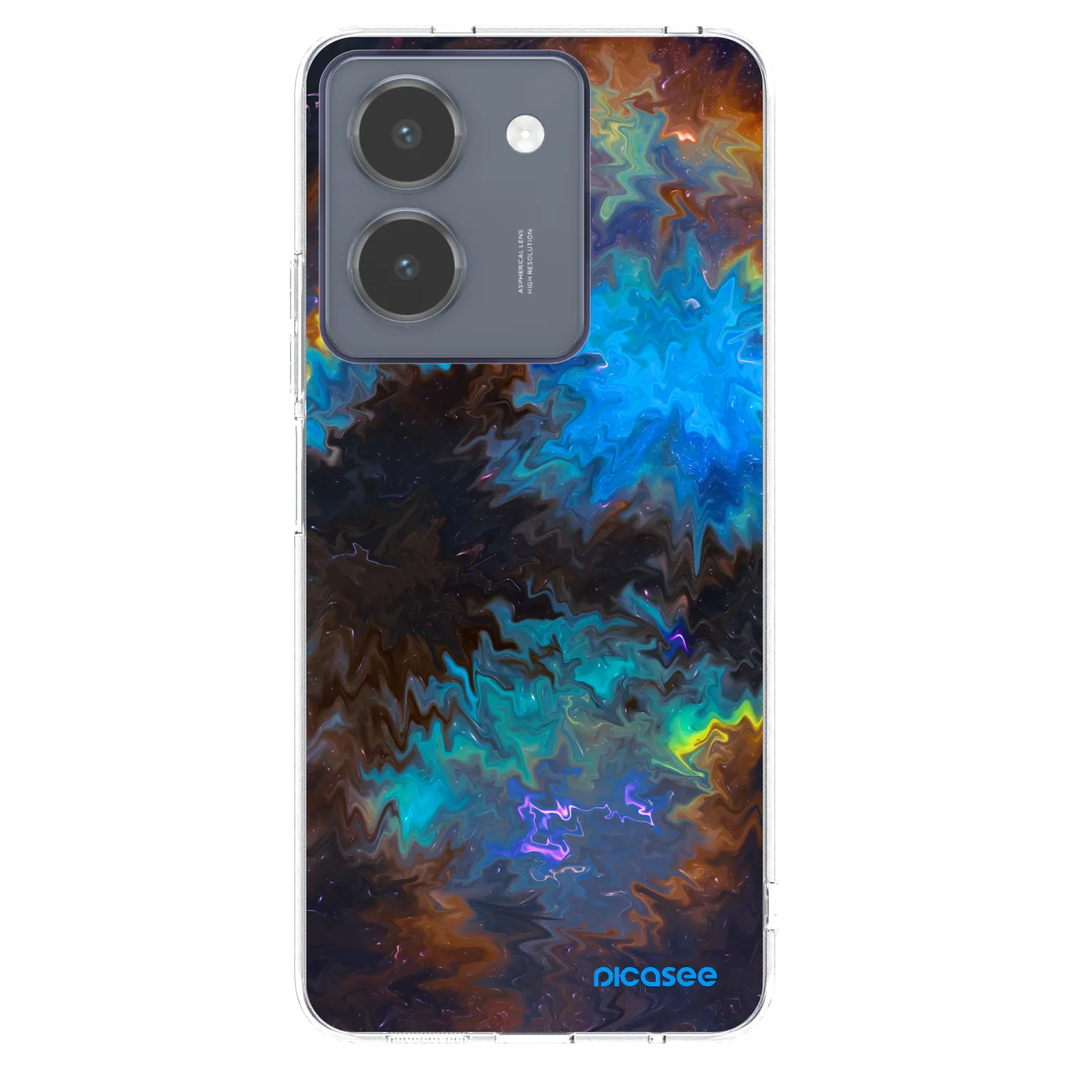 Picasee silikonový průhledný obal pro Vivo Y36 4G - Space