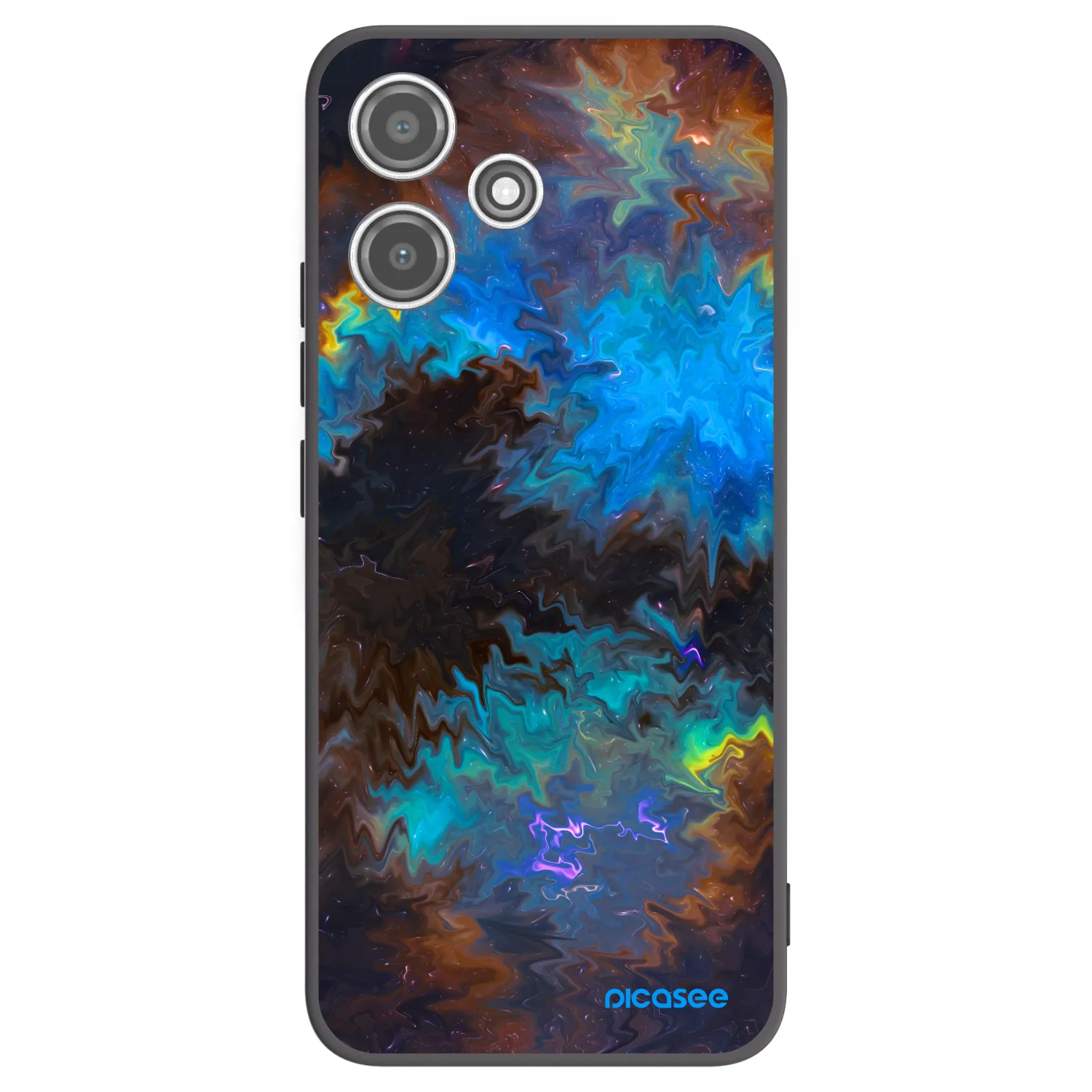 Picasee silikonový černý obal pro Xiaomi Redmi 12 5G - Space