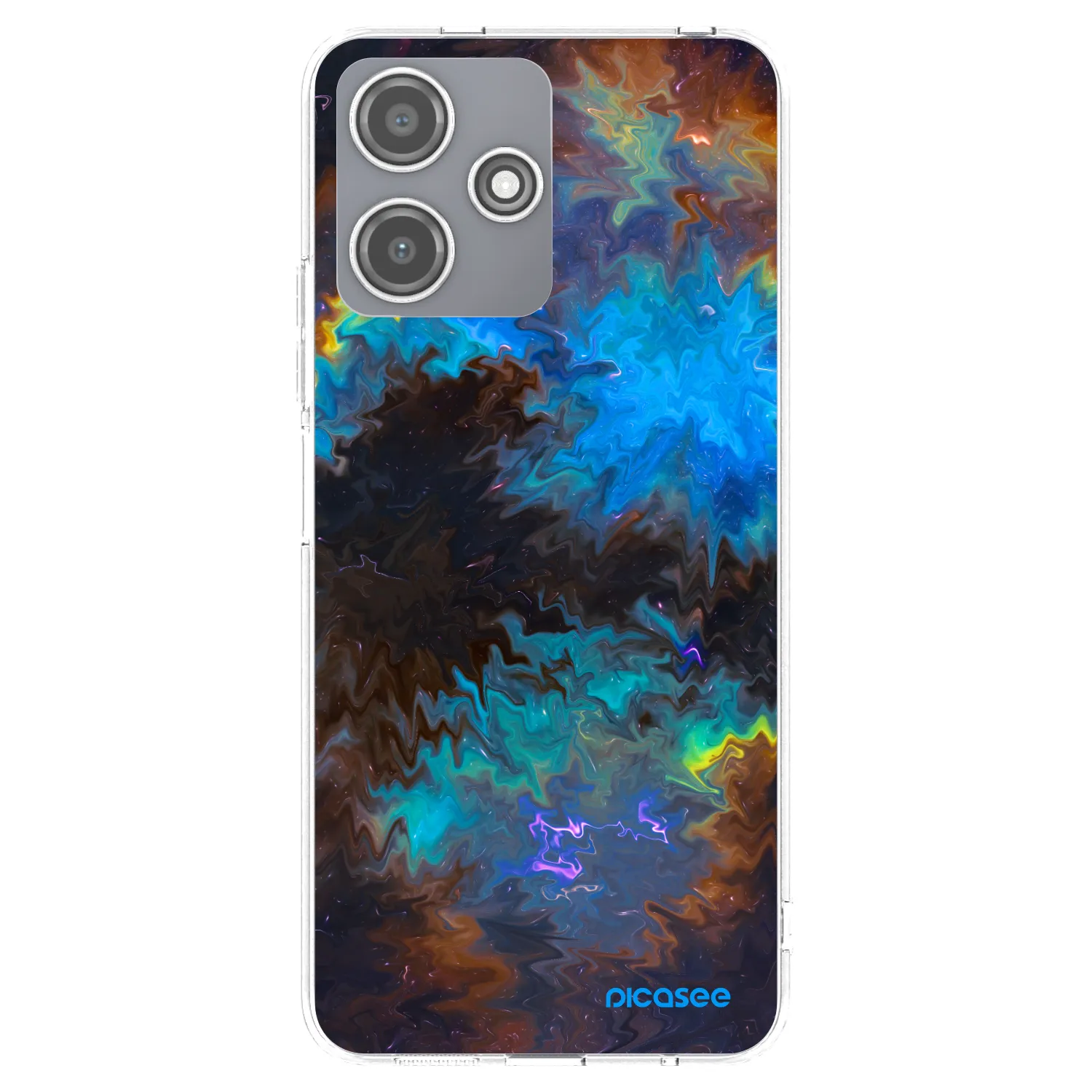 Picasee silikonový průhledný obal pro Xiaomi Redmi 12 5G - Space