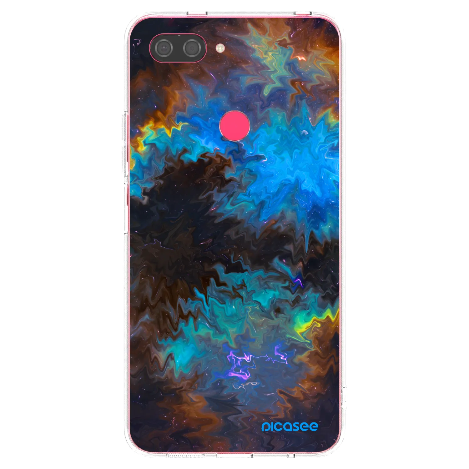 Picasee silikonový průhledný obal pro Xiaomi Mi 8 Lite - Space
