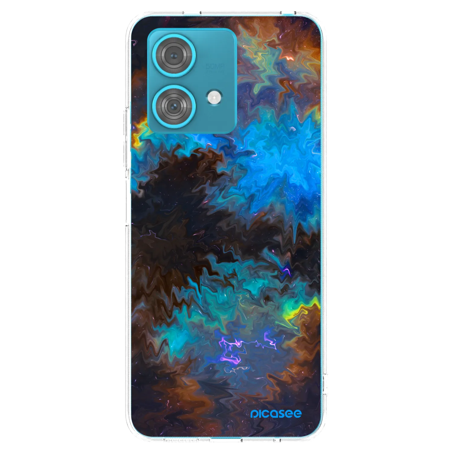 Picasee silikonový průhledný obal pro Motorola Edge 40 Neo - Space